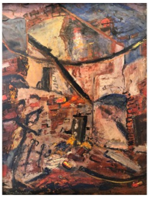 Max Maccabe 'Bombed House' - Private Collection